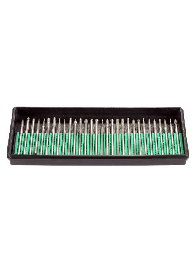 30 قطعة الماس المطلي بالكهرباء طحن رأس مجموعة 3mm - Image 2